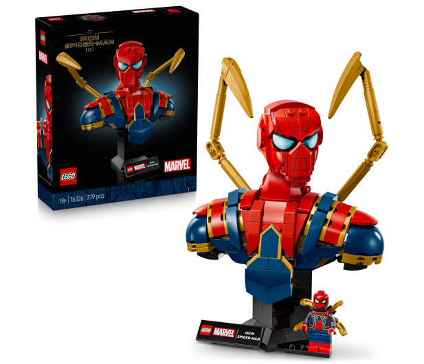 LEGO Super Heroes 76326 Popiersie Iron Spider-Mana - 1331731 - zdjęcie 2